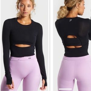 Gymshark Poise Long Sleeve Crop Top